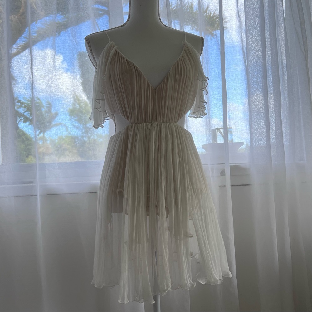Cinderella closet 100% silk chiffon dress